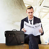 Наплічна сумка листоночка для ноутбука 15,6 дюймів Kroser Laptop Bag DS, фото 2