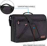 Наплічна сумка листоночка для ноутбука 15,6 дюймів Kroser Laptop Bag DS, фото 4