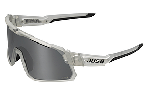 Just1 Sniper Clear Grey/black With Silver Mirror Lens