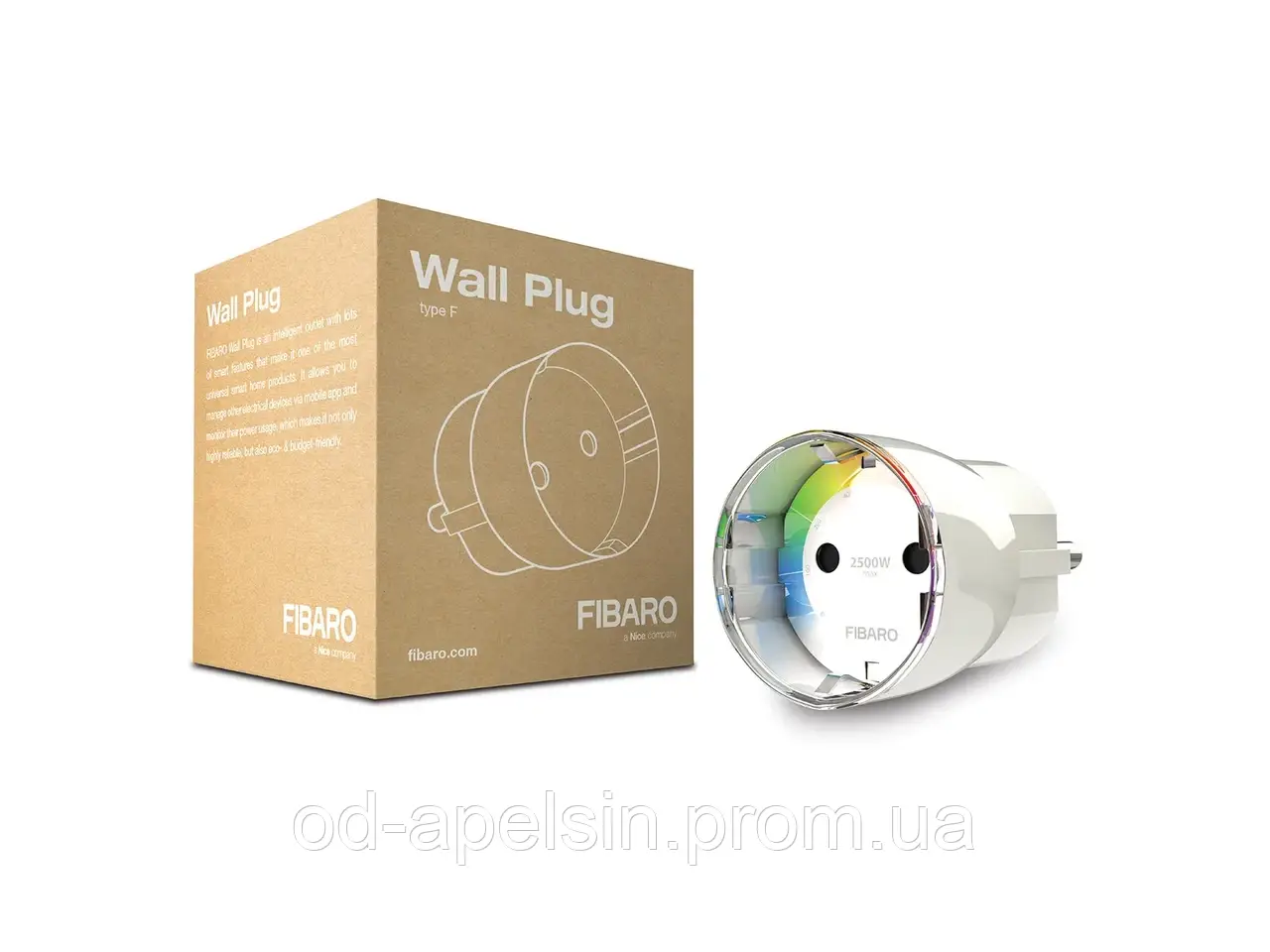 Fibaro Wall Plug Type F - интеллектуальная розетка Z-Wave Plus - белый - FGWPF-102 - фото 5 - id-p1998784487