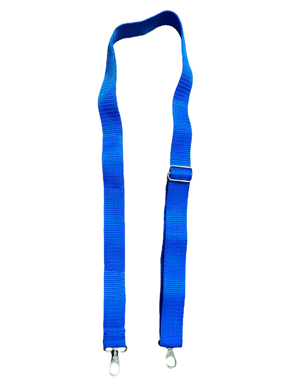 Ремінь на сумку знімний голубого кольору 25 мм