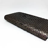 Клатч зі шкіри пітона (19х9 см), фото 5