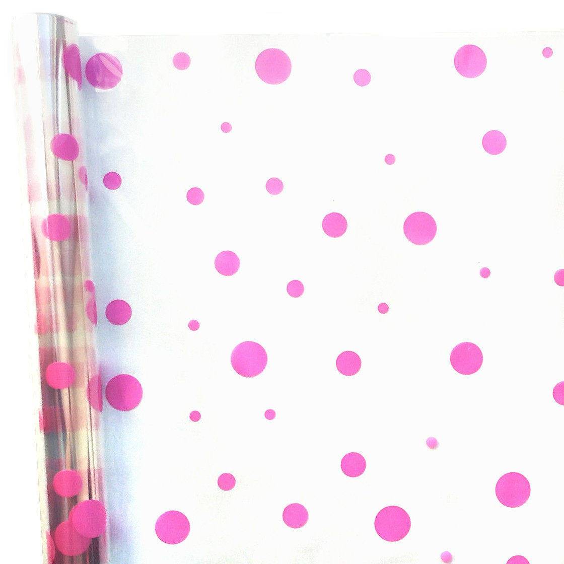 Плівка з малюнком "Кулі" рожеві (60 см, 400 г), фото 1