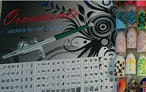 Трафарети-наклейки для nail-art "Орнаменти"