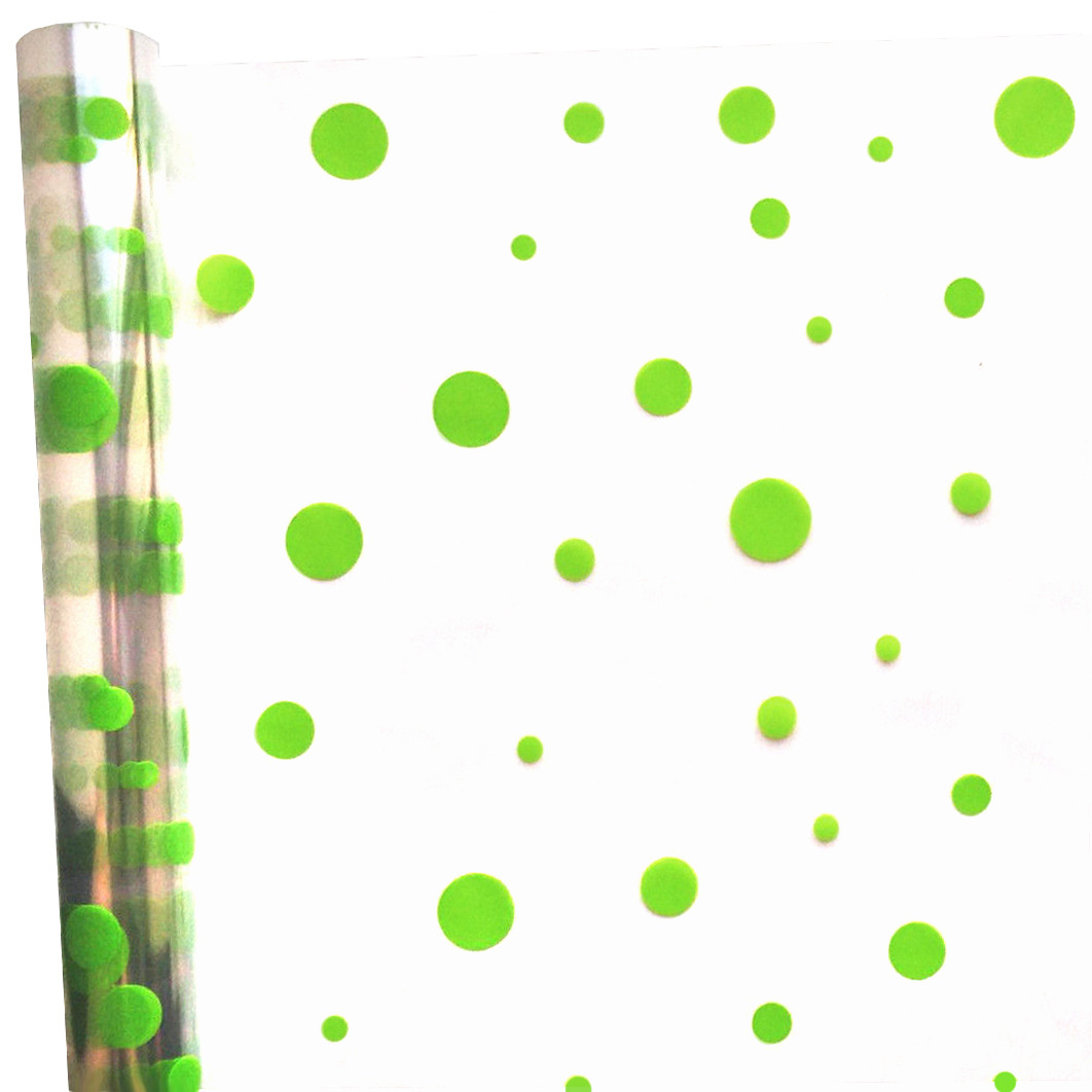 Плівка з малюнком "Кулі" (60 см, 400 г) зелені, фото 1