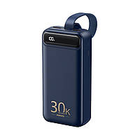 Внешний аккумулятор Power Bank Remax RPP-522 Bole Series 30000mAh PD20W+QC22.5W Blue