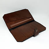 Гаманець зі шкіри крокодила (тиснення) (18х10 см), фото 4