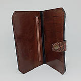 Гаманець зі шкіри крокодила (тиснення) (18х10 см), фото 6