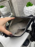 Натуральна замша. Сірий —  комплект клатч і гаманець - елегантний, молодіжний та зручний у використанні  (0485), фото 10