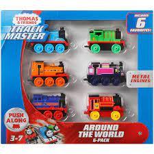 Набір із 6 потягів Томас і Друзі Навколо Світу Thomas & Friends TrackMaster Fisher-Price GKW16 Оригинал