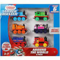 Набір із 6 потягів Томас і Друзі Навколо Світу Thomas & Friends TrackMaster Fisher-Price GKW16 Оригинал