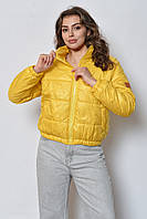 Куртка женская желтого цвета 160335S