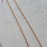 Ланцюжок з золота з анкерним плетінням тонкий 40 см, фото 2