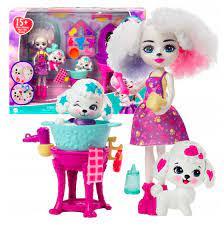 Ігровий набір Enchantimals City Tails Poodle Do Салон краси білого пуделя HHC20