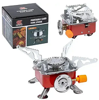 Газова плита міні з п'єзопідпалом Kovar K-202, Вихідна портативна газова плита,