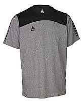 Футболка SELECT Oxford t-shirt (968) сіро/чорн, S