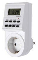 Таймер електронний розетковий e.control.t14, тижневе програмування, реле 16 А