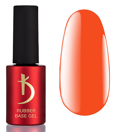 Камуфлююча база Kodi Color Rubber Base, 7 мл Neon No01 (вогнений танжерин)