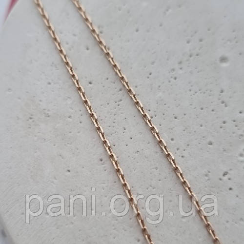 Ланцюжок золотий з анкерним плетінням тонкий 45 см
