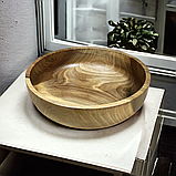 Салатниця .Фруктовниця,Чаша з Горіха 24см, фото 3