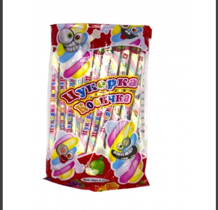 Зефирная косичка 18 гр., 30 шт. пакет, цена: 255 ₴, купить