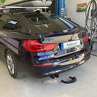 Быстросъемный фаркоп на BMW 3 Gran Turismo F34 2013- на ключах