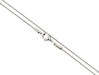 Цепочка Xuping ТТМ Stainless Steel цвет Родий "Плетение Кроча" длина 60см х 2мм