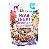 Ласощі Снеки для собак Brit Raw Treat freeze-dried Immunity для імунітету, ягня і курка, 40 г, фото 5