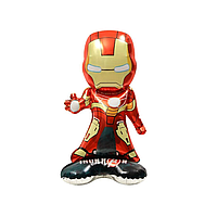 Фольгированный шар Железный человек Marvel на подставке 55x31см (21")
