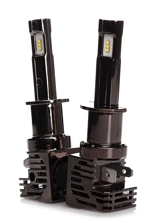 Світлодіодні лампи LED-лампи Bluestar F1 H1 5500 K 12-24 V радіатор із вентилятором, фото 1