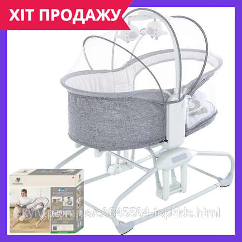 Люлька качалка для младенцев шезлонг для новорожденных Mastela 3087 ...