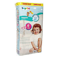 Детские подгузники (14-19 кг) размер 6+ Lupilu Nappies Soft & Dry 46 шт (4056489472414)