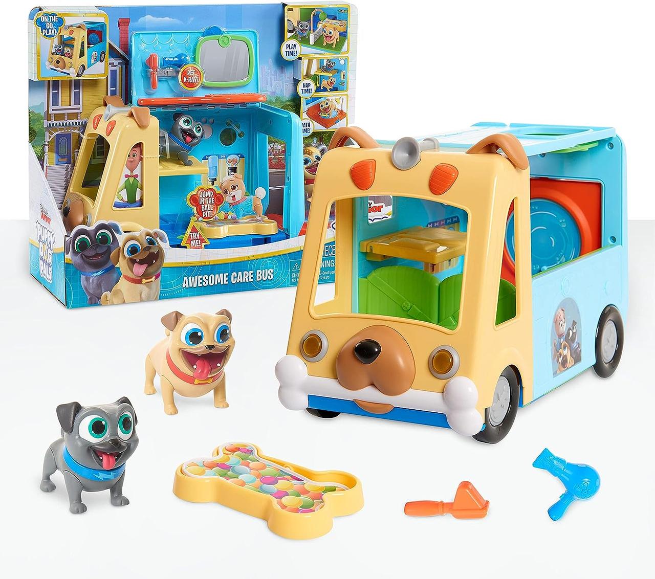 Ігровий набір Інтерактивний Автобус Дружних Мопсів Puppy Dog Pals Care Bus