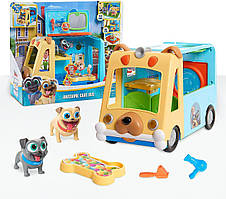 Ігровий набір Інтерактивний Автобус Дружних Мопсів Puppy Dog Pals Care Bus