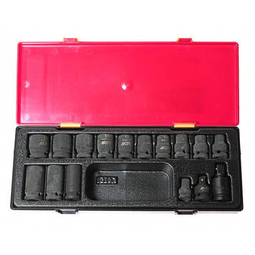 Набір головок ударних 1/2" TORX, HEX, SPLINE 60мм 18ед. K4181 JTC