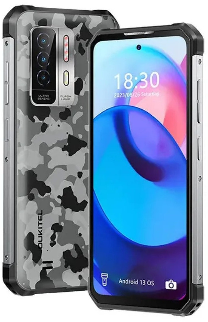 Смартфон Oukitel WP27 Camouflage 12/256gb 8500mAh 64+20+16MP MTK G99