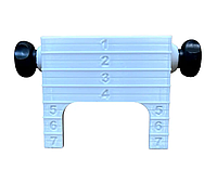 Правка фиксатор профиля гипсокартона (белая) закрытой формы PPG-WC-S