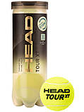 Нові м'ячі Head TOUR XT (ящик 72 м'ячі) для великого тенісу (24 банок по 3 м'ячі), фото 2