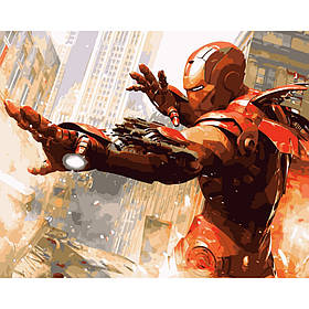 Набір для творчості картина за номерами "Iron man" 40*50 см