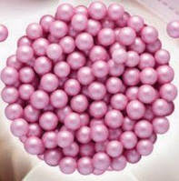 Декор жемчуг рожевий 8 мм Dr.Gusto 90 грам