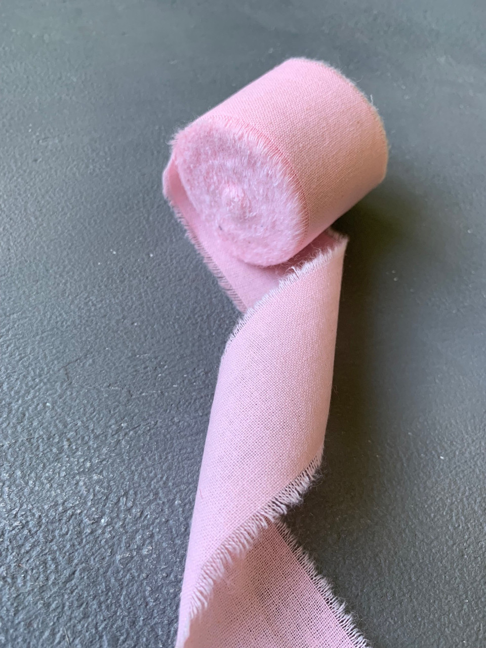 Стрічка світло рожева бавовняна (4 см)