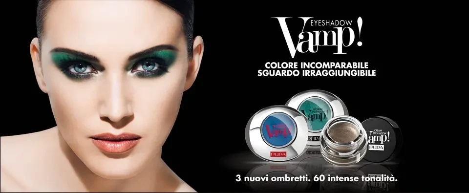 Тени для век Pupa Vamp! Compact Eyeshadow 300 - Shocking blue (синий) - фото 9 - id-p1987922643