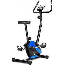 Магнітний домашній велотренажер Hop-Sport — 045H EOS blue вертикальний, максимальна вага користувача 120 кг
