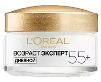 Дневной восстанавливающий крем для лица "Возраст Эксперт 55+" L'Oreal 50 мл