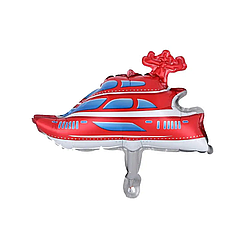 Фольгована міні куля яхта, 41 на 35 см