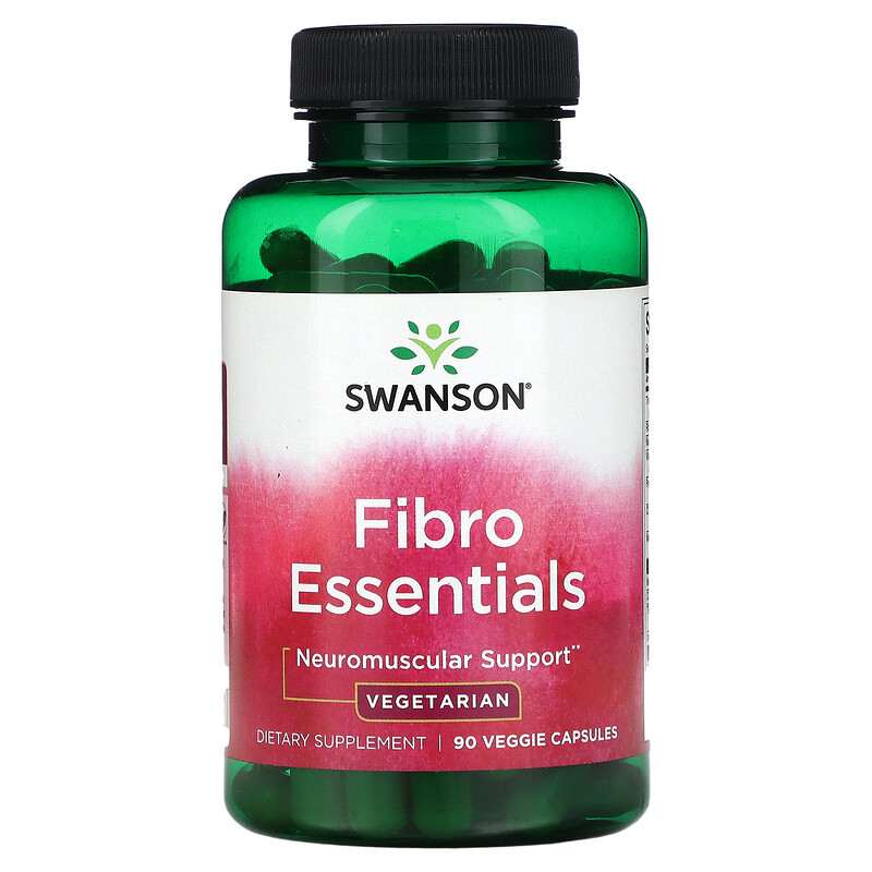 Харчова добавка здоров'я м'язів Swanson Fibro Essentials, 90 Veggie Capsules, фото 1