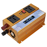 Інвертор 12V/24V у 220 V UL-3000W + LCD