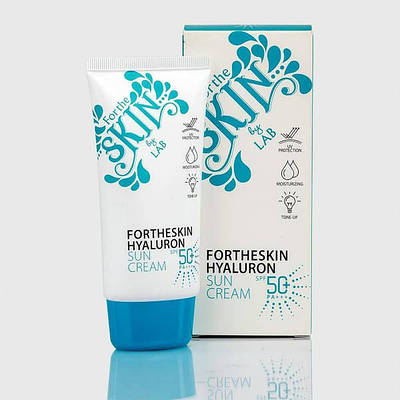 Сонцезахисний крем з гіалуроновою кислотою ForTheSkin Hyaluron Sun Cream SPF50+ PA+++ , 70 мл