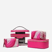 Набор косметичек Train Case Pink Swirl Victoria's Secret 4в1