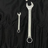 Набір ріжково-накидних ключів AL-FA ALHWS15EL 15ед, фото 4